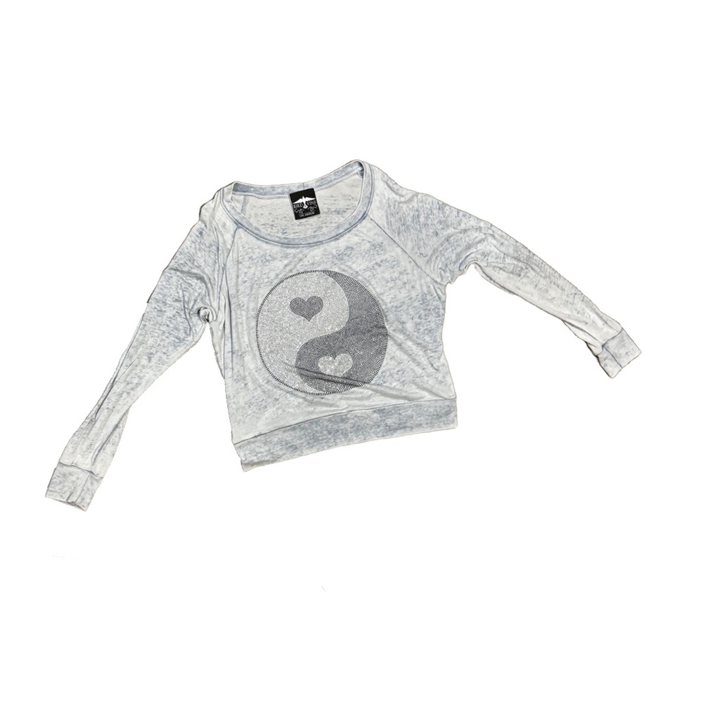 Yin And Yang Bird &Vine Size Small Breathable Long Sleeve Shirt